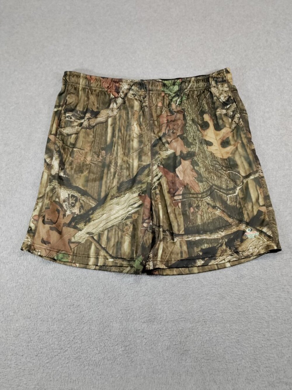 Russell Mossy Oak Camo Shorts Mens XL Lined Hunting Athletic